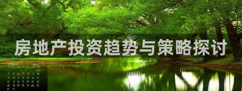 新宝h2O5O5O：房地产投资趋势与策略探讨