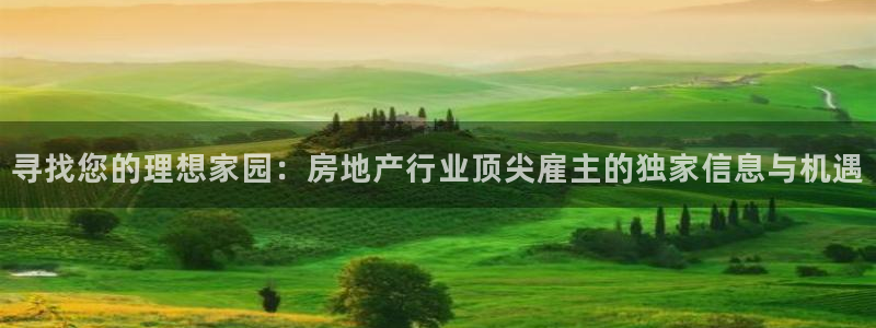 新宝5娱乐注册：寻找您的理想家园：房地产行业顶尖雇主的独家信