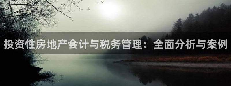 新宝5官方网站：投资性房地产会计与税务管理：全面分析与案例