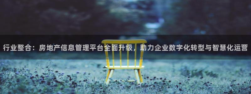 新宝5褚32OO59：行业整合：房地产信息管理平台全面升级，