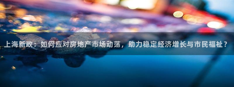 新宝5手机app：上海新政：如何应对房地产市场动荡，助力稳定