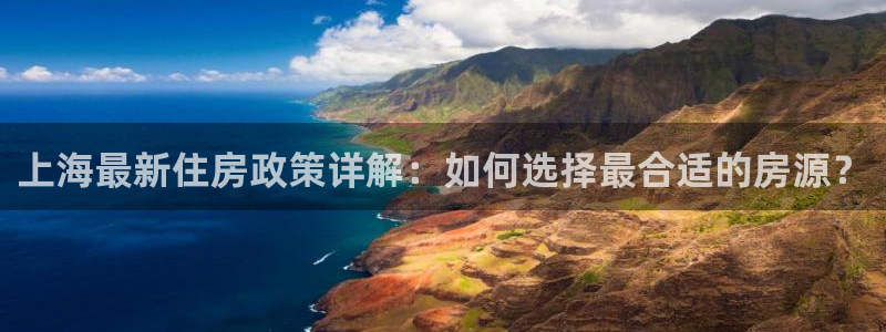 新宝5巅峰：上海最新住房政策详解：如何选择最合适的房源？