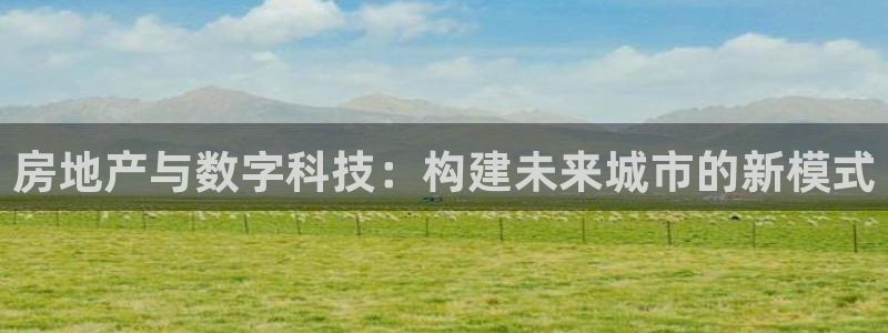 新宝5娱乐平台：房地产与数字科技：构建未来城市的新模式