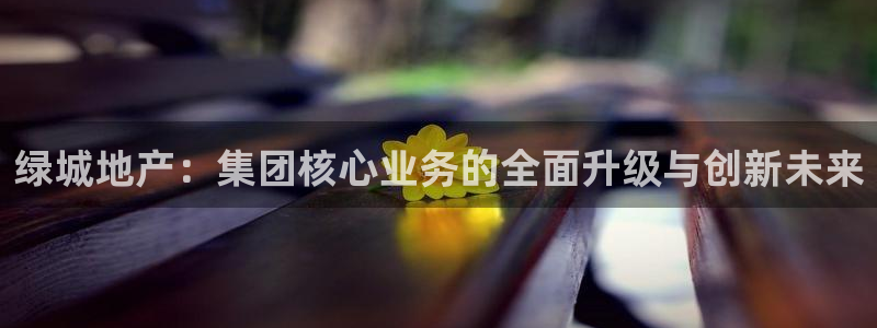 新宝测速5：绿城地产：集团核心业务的全面升级与创新未来