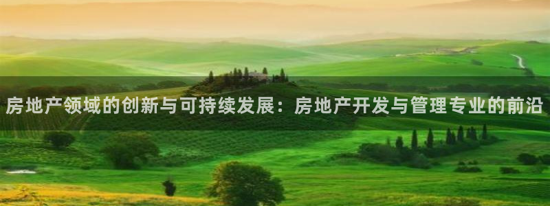 新宝5娱乐登录：房地产领域的创新与可持续发展：房地产开发与管