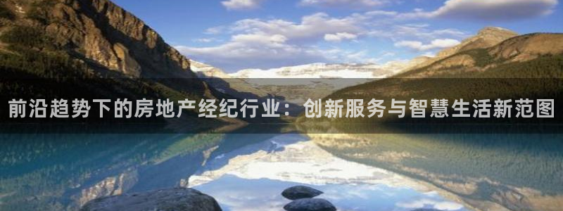 新宝5褚74OOO5：前沿趋势下的房地产经纪行业：创新服务与