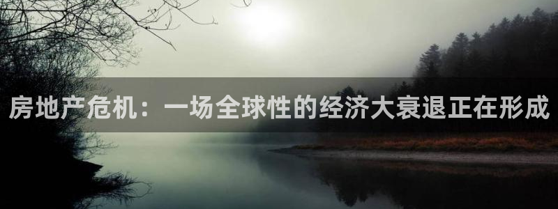 新宝5app手机下载：房地产危机：一场全球性的经济大衰退正在