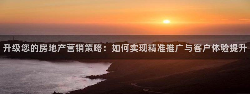 新宝5登录测速中心：升级您的房地产营销策略：如何实现精准推广