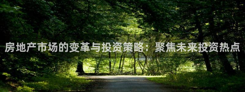 新宝5开好：房地产市场的变革与投资策略：聚焦未来投资热点