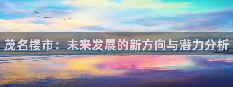 新宝5代理：茂名楼市：未来发展的新方向与潜力分析