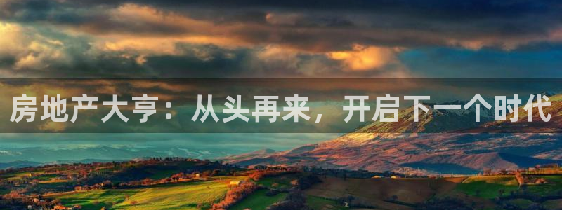 新宝5吴74OOO5：房地产大亨：从头再来，开启下一个时代
