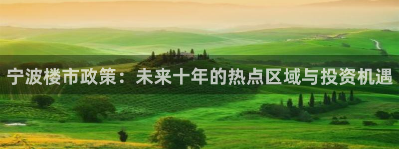新宝5娱乐招商：宁波楼市政策：未来十年的热点区域与投资机遇