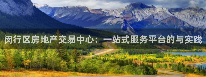 新宝股东张听2 5 5：闵行区房地产交易中心：一站式服务平台