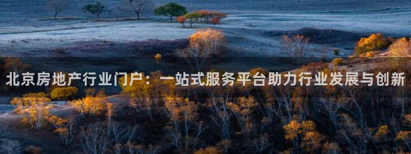 新宝5官网67五壹叁八：北京房地产行业门户：一站式服务平台助
