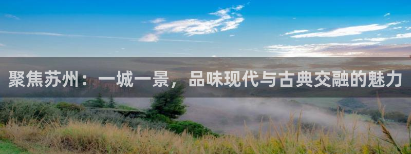 新宝5手机测速：聚焦苏州：一城一景，品味现代与古典交融的魅力