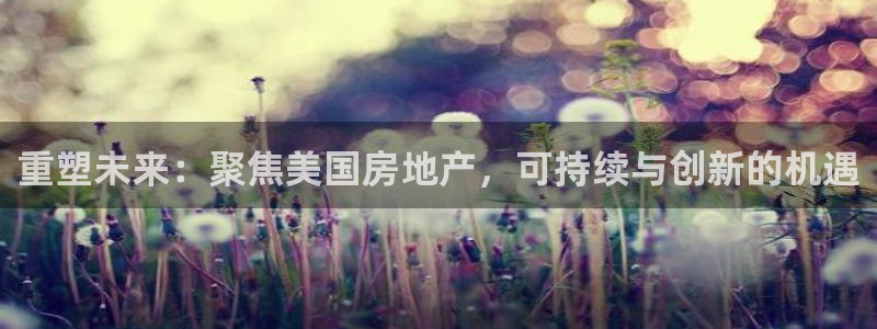 新宝5蒋74OOO5：重塑未来：聚焦美国房地产，可持续与创新